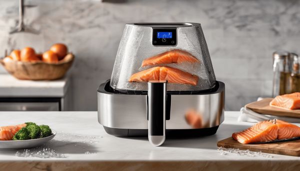 Cuisson parfaite du saumon surgelé à l’air fryer